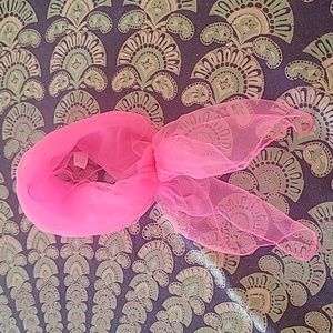 Vintage 1960s Nylon Chiffon Scarf Head Wrap Made in Japan